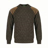 Wollen Swaledale trui Dark Grey Welsh