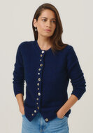 MerinoMink wollen vest Shell Cardigan - Zephyr