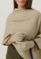 MerinoMink wollen handschoenen - Latte