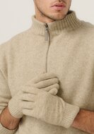 MerinoMink wollen handschoenen - Latte