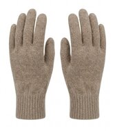 MerinoMink wollen handschoenen - Latte