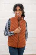 Lighthouse Gilet Laurel Rust