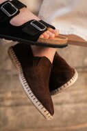 Shepherd Espadrille Jan Brown Su&eacute;de