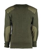 Wollen Leger Trui York Olive