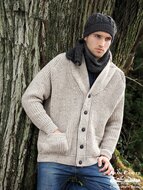 Aran Crafts (Uniseks) Wollen Vest Slane Oatmeal