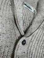 Aran Crafts (Uniseks) Wollen Vest Slane Oatmeal