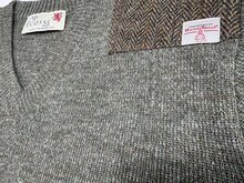 Wollen trui Drover V- Hals Derby Tweed