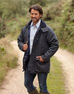 Walker and Hawkes Derby Tweed Jas Blue
