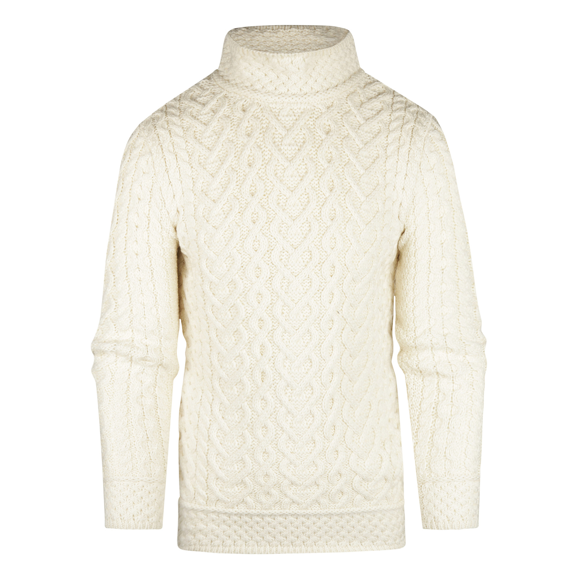 Aran Crafts Wollen Coltrui The Hearts Natural