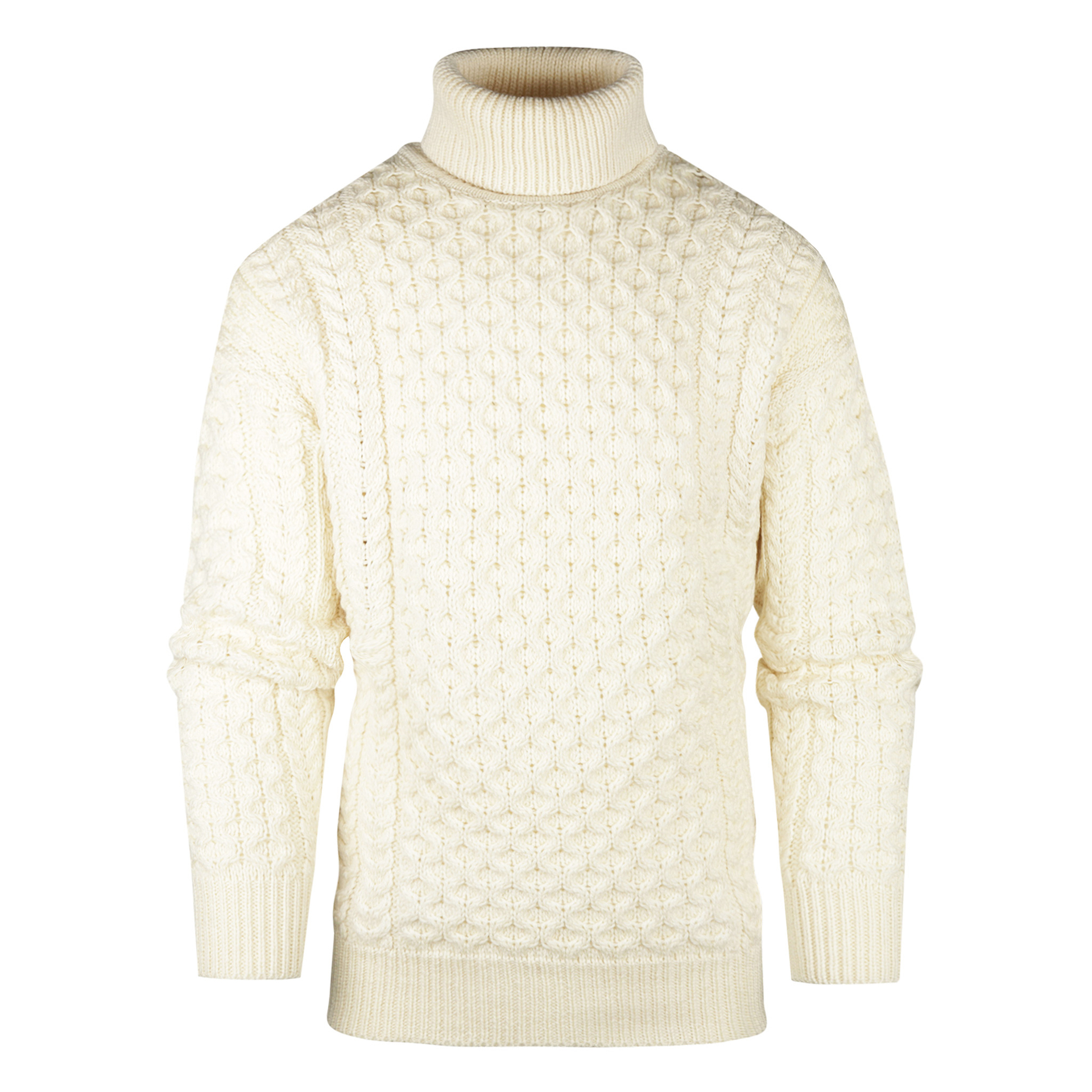 Aran Crafts (Uniseks) Merinowollen Coltrui Carrick Natural