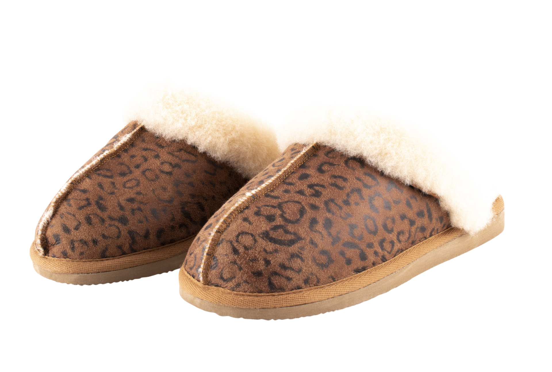 Shepherd pantoffels Jessica Chestnut Leopard