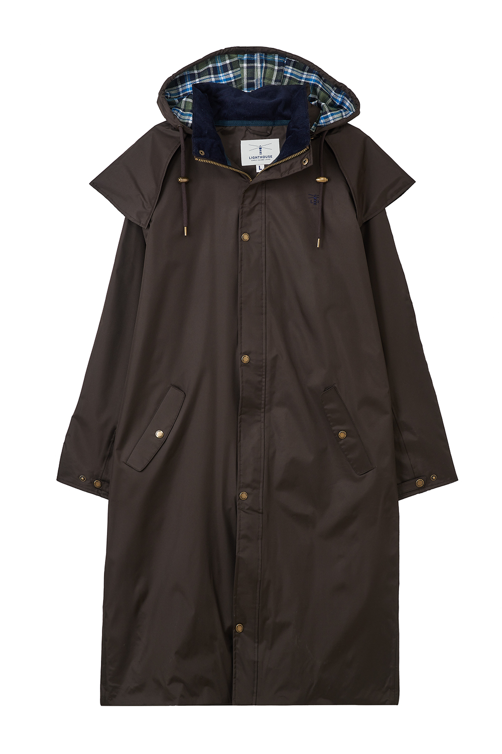 Lighthouse Stockman Lange Regenjas Chocolate