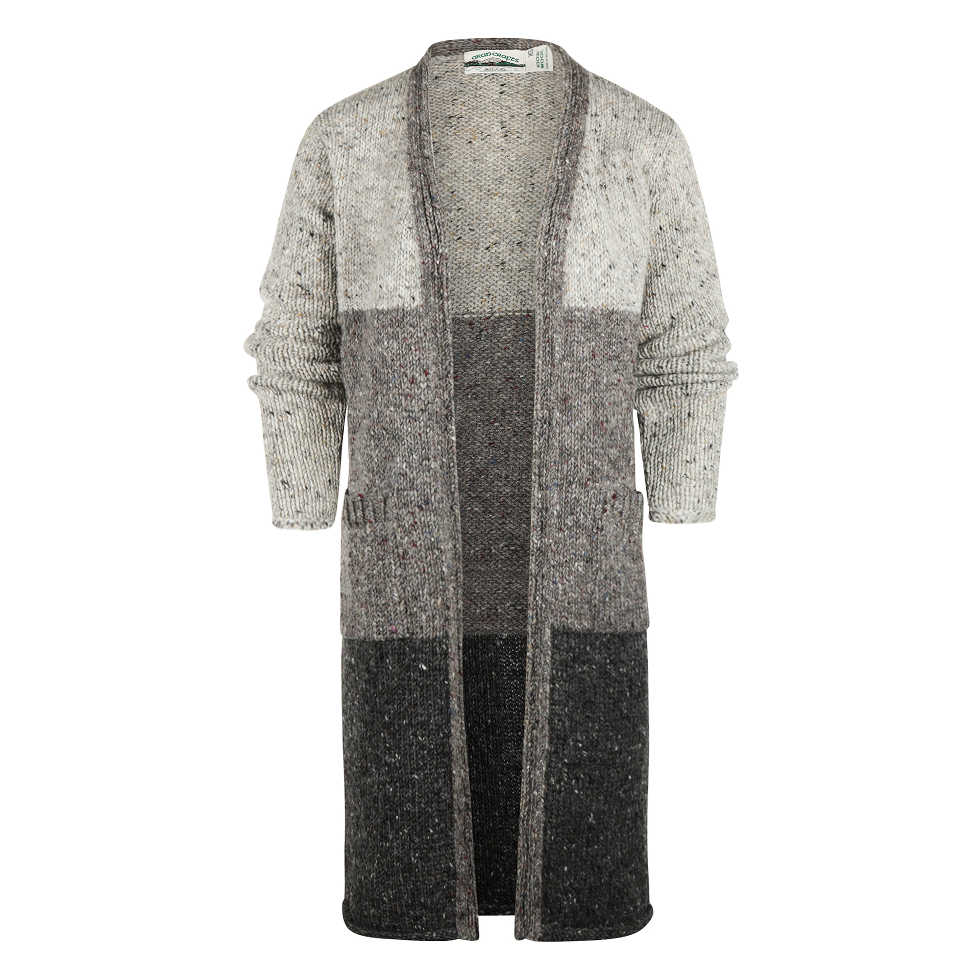 Aran Crafts Wollen Vest Ballyshannon Grey