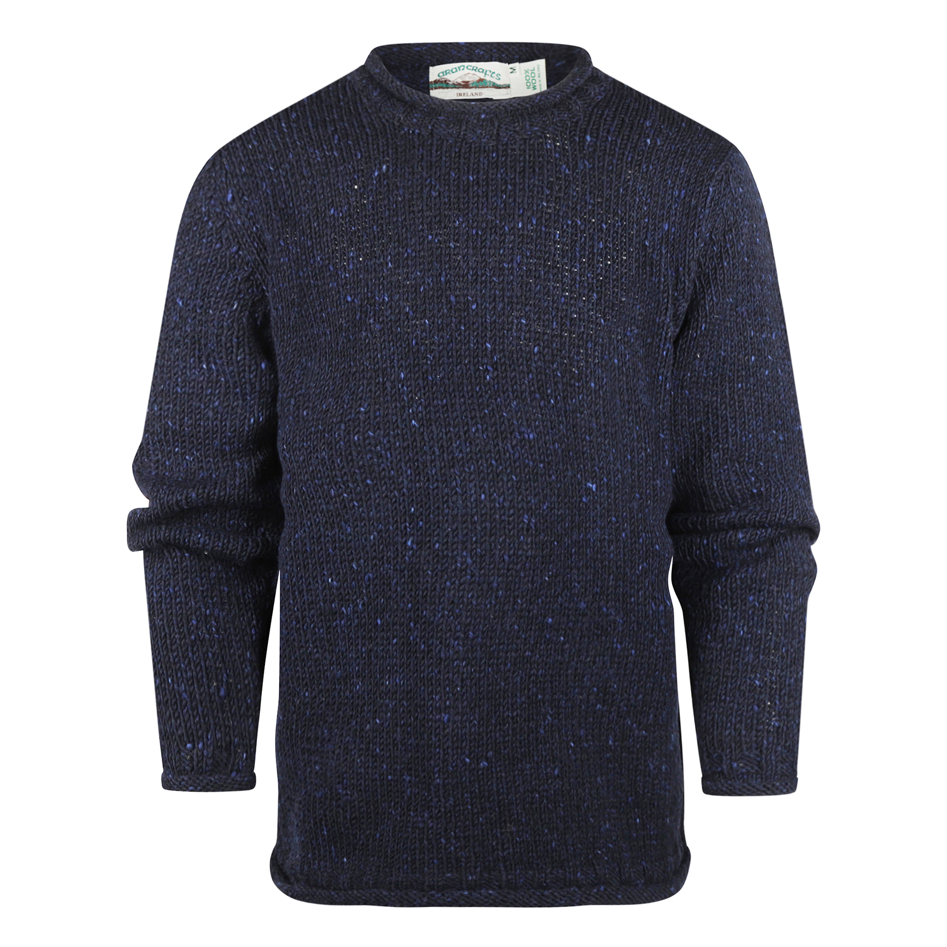 Aran Crafts Wollen trui Glenties Navy