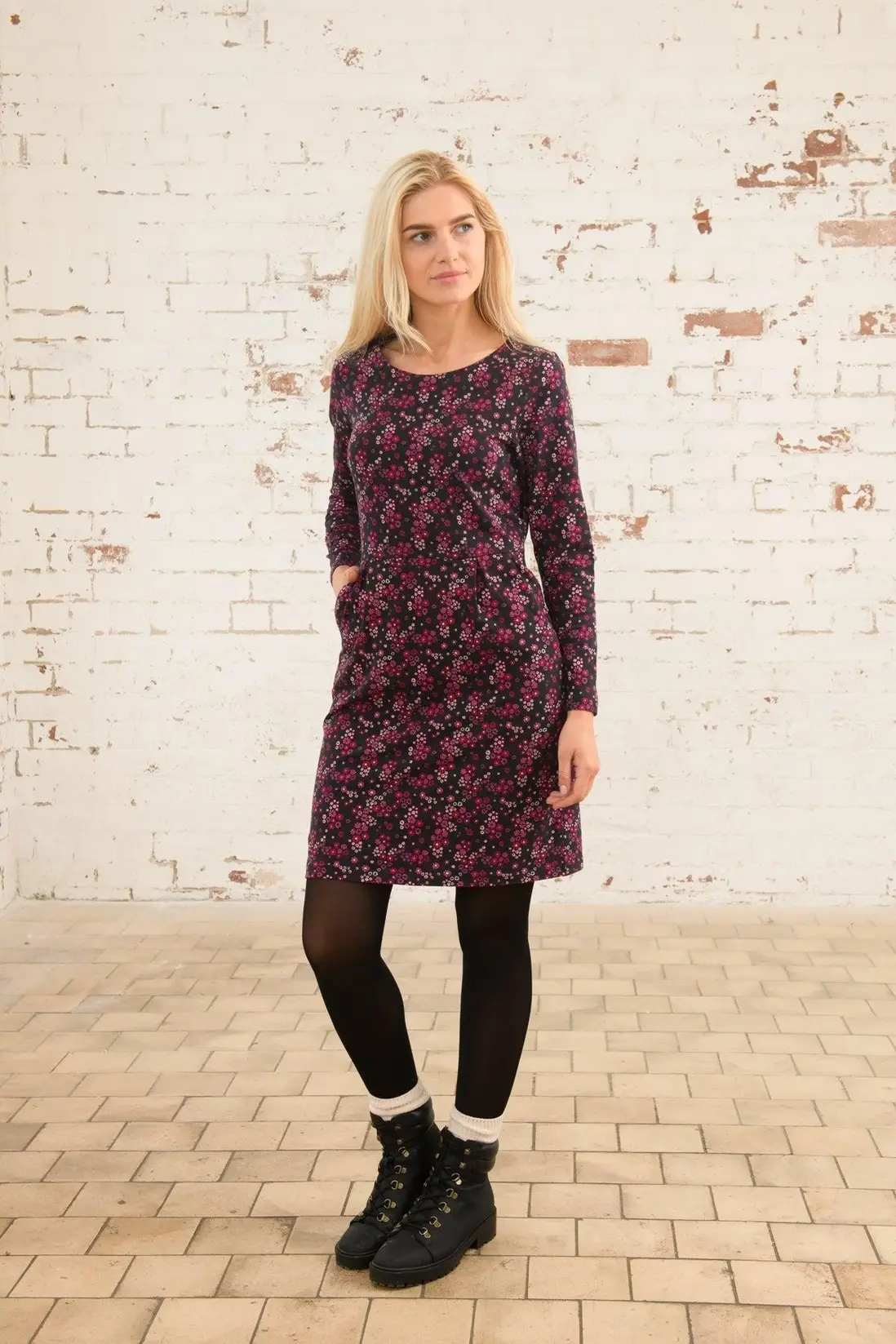 Lighthouse Jurk Ivy Raspberry Floral