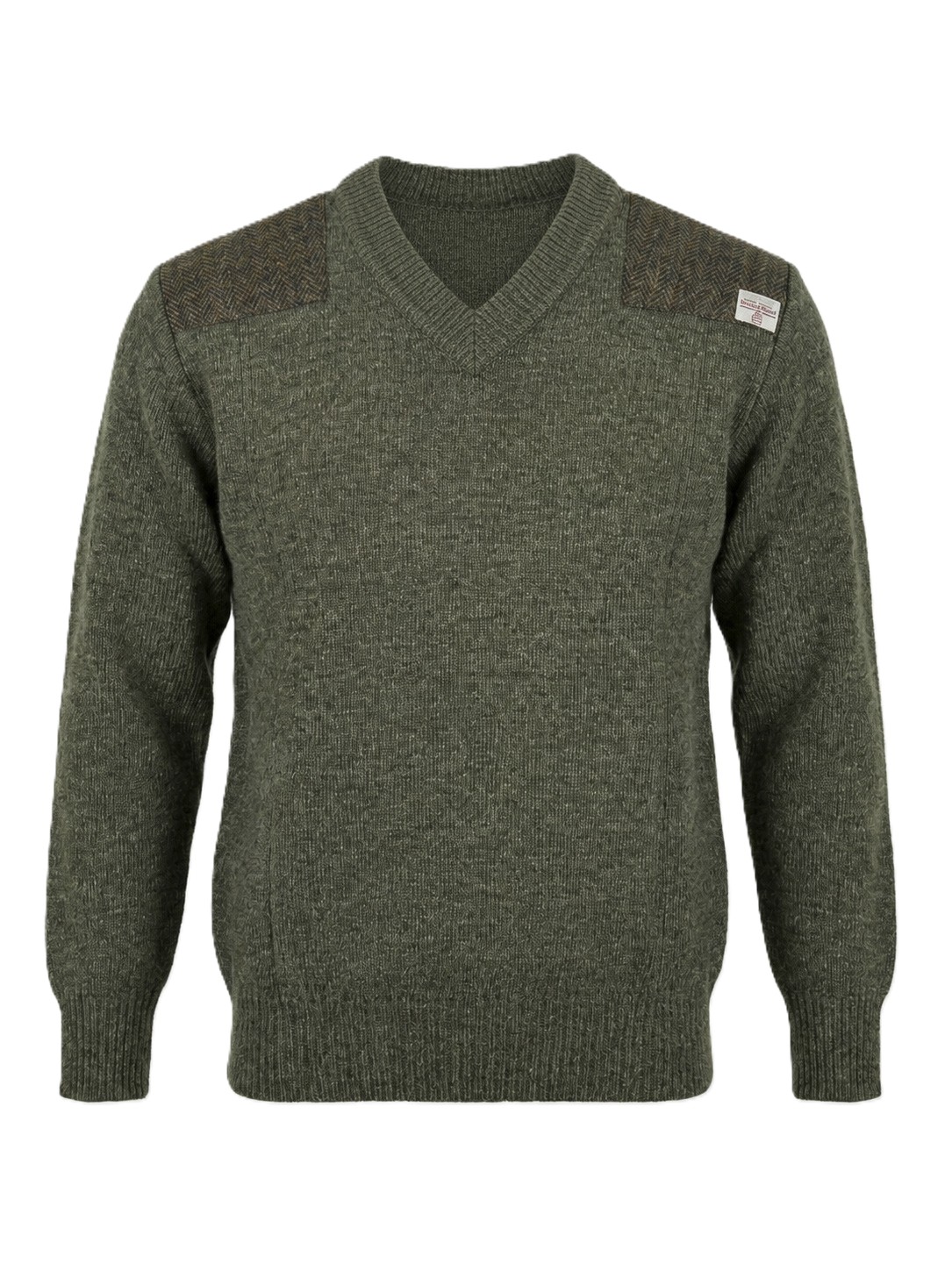 Wollen trui Drover V- Hals Derby Tweed