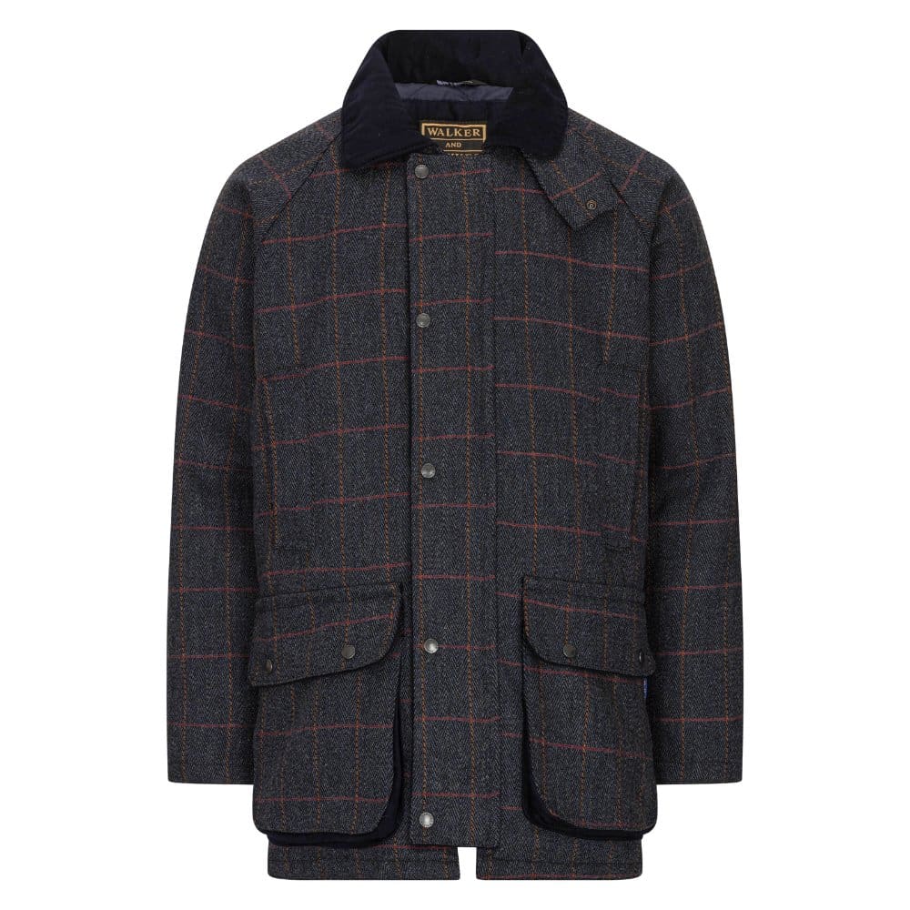 Walker and Hawkes Derby Tweed Jas Blue