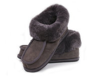 Shepherd pantoffels Lena Asphalt