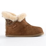Shepherd pantoffels Bella Antique Cognac Leopard