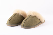 Shepherd pantoffels Jessica Olive Chestnut