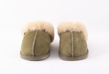 Shepherd pantoffels Jessica Olive Chestnut