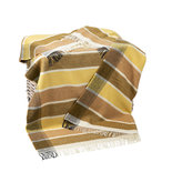 John Hanly Cashmere Plaid Geel Roest Mosterd Streep