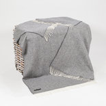 John Hanly Cashmere Plaid Grijs Visgraat