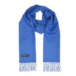 John Hanly Merinowollen Sjaal Kobalt Blauw