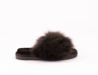 Shepherd pantoffels Tessan Dark Brown