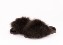 Shepherd pantoffels Tessan Dark Brown