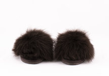 Shepherd pantoffels Tessan Dark Brown