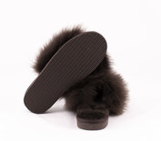 Shepherd pantoffels Tessan Dark Brown