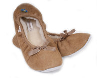 Shepherd pantoffels Saga Camel