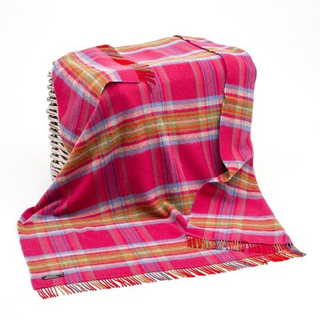 Cashmere Plaid Roze Groen Geruit