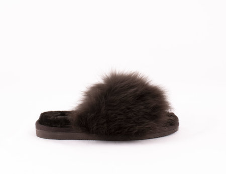 Shepherd pantoffels Tessan Dark Brown