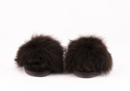 Shepherd pantoffels Tessan Dark Brown