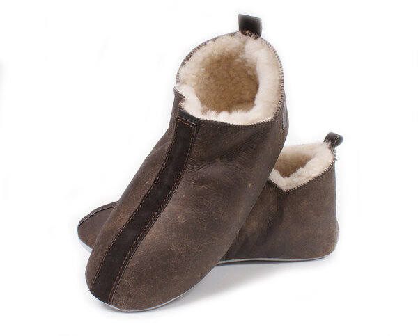 Shepherd pantoffels Henrik Oiled Antique