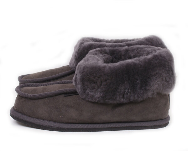 Shepherd pantoffels Lena Asphalt