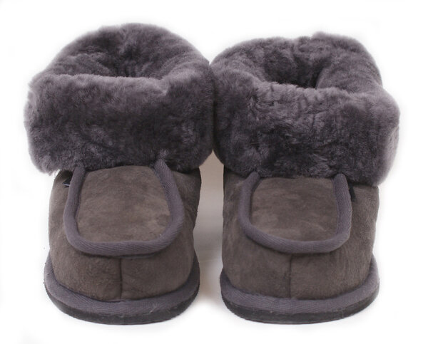 Shepherd pantoffels Lena Asphalt