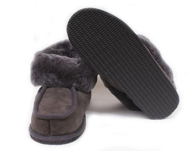 Shepherd pantoffels Lena Asphalt