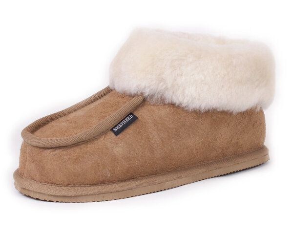Shepherd pantoffels Lena Chestnut