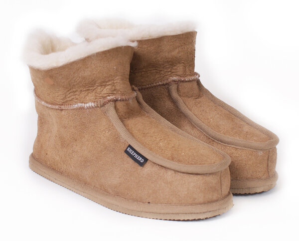 Shepherd pantoffels Lena Chestnut