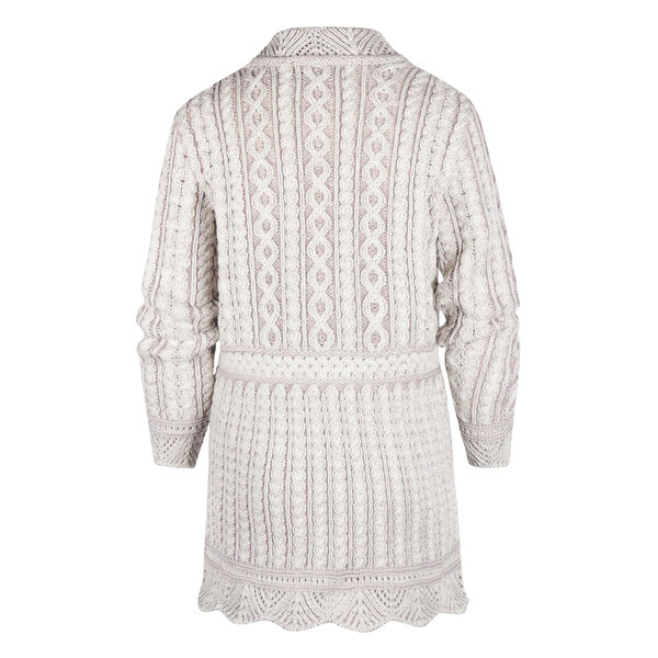 Aran Crafts Wollen Vest Fermanach Stone Mix