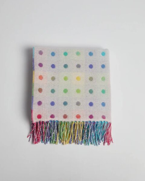 Foxford Lamswollen Babydeken Rainbow Spot Foxford Lamswollen Babydeken Rainbow Spot