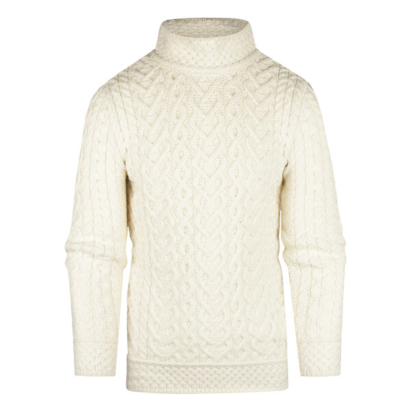 Aran Crafts Wollen Coltrui The Hearts Natural
