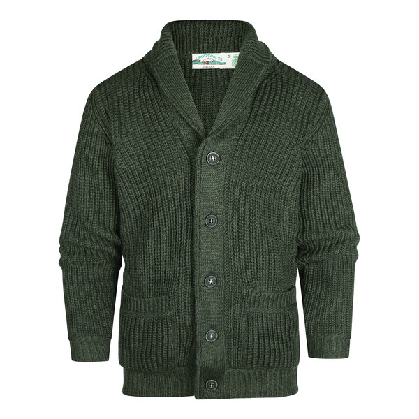 Aran Crafts Wollen Vest Slane Army Green Aran Crafts Wollen Vest Slane Army Green