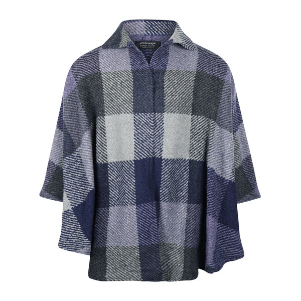 Branigan Weavers Wollen Cape Rachel Multi Indigo