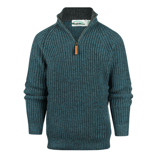 Aran Crafts Wollen Trui Spiddal Peacock Aran Crafts Wollen Trui Spiddal Peacock