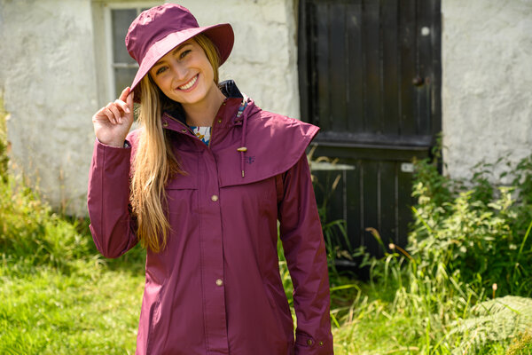 Lighthouse Outrider 3/4 Lange Regenjas Plum
