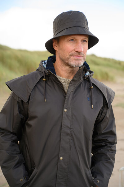 Lighthouse Stockman Lange Regenjas Chocolate